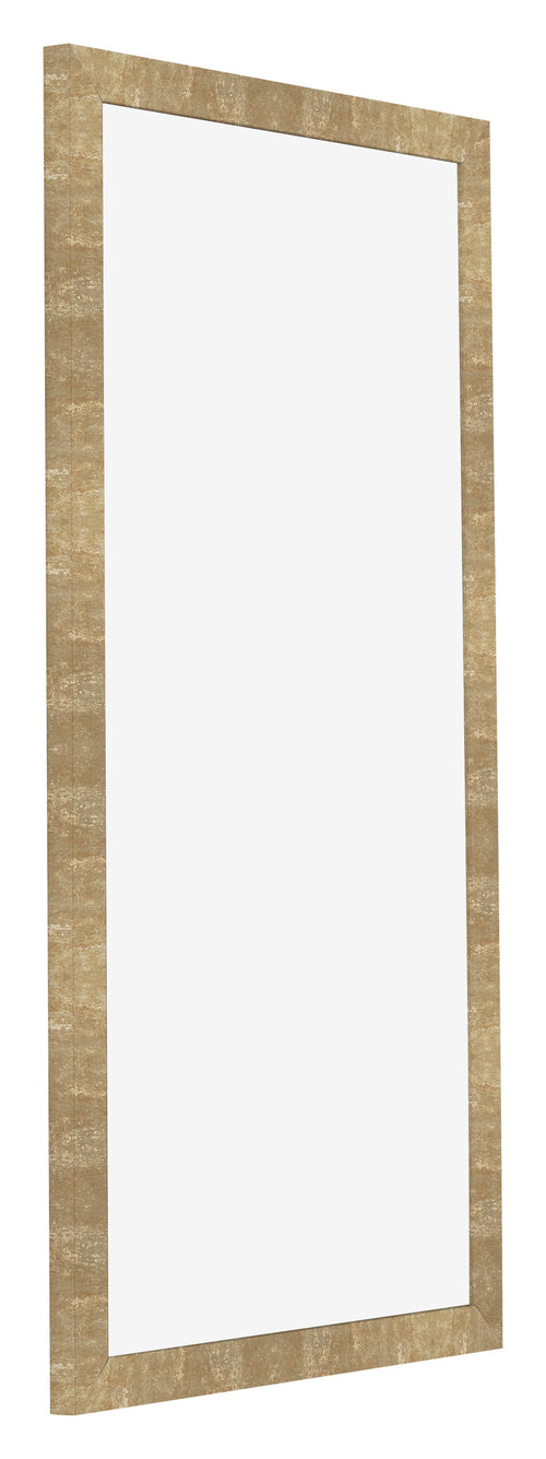 Fotolijst 20x40cm Goud Antiek MDF Bologna Voorzijde Schuin | Yourdecoration.nl