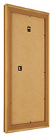 Fotolijst 20x40cm Goud Mat MDF Lazio Achterzijde Schuin | Yourdecoration.nl