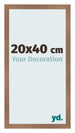 Fotolijst 20x40cm Koper Decor MDF Bologna Voorzijde Maat | Yourdecoration.nl