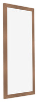 Fotolijst 20x40cm Koper Decor MDF Bologna Voorzijde Schuin | Yourdecoration.nl