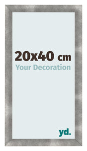 Fotolijst 20x40cm Metaal Vintage MDF Pisa Voorzijde Maat | Yourdecoration.nl