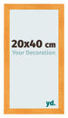 Fotolijst 20x40cm Oranje MDF Pisa Voorzijde Maat | Yourdecoration.nl