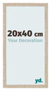Fotolijst 20x40cm Sonoma Eiken MDF Bologna Voorzijde Maat | Yourdecoration.nl