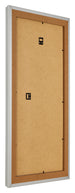 Fotolijst 20x40cm Zilver Mat MDF Lazio Achterzijde Schuin | Yourdecoration.nl