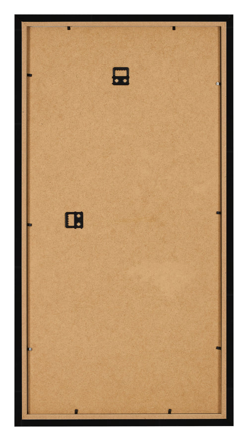 Fotolijst 20x40cm Zwart Hoogglans MDF Bologna Achterzijde | Yourdecoration.nl