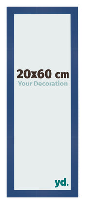 Fotolijst 20x60 cm Donkerblauw MDF Bologna Voorzijde Maat | Yourdecoration.nl