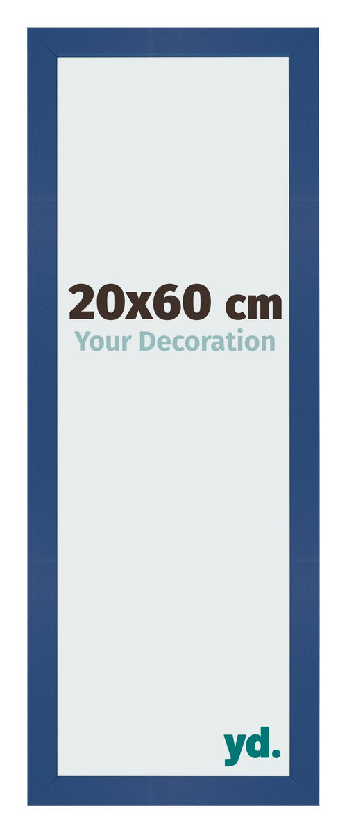 Fotolijst 20x60 cm Donkerblauw MDF Bologna Voorzijde Maat | Yourdecoration.nl