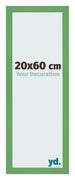 Fotolijst 20x60 cm Groen MDF Bologna Voorzijde Maat | Yourdecoration.nl