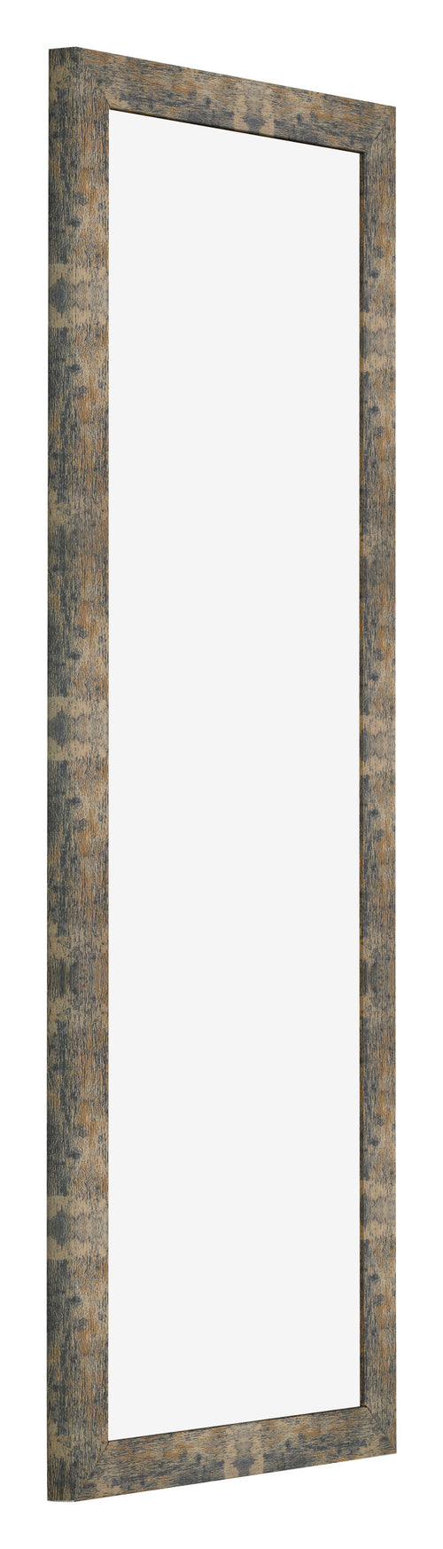 Fotolijst 20x60cm Blauw Goud Gemeleerd MDF Bologna Voorzijde Schuin | Yourdecoration.nl