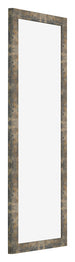 Fotolijst 20x60cm Blauw Goud Gemeleerd MDF Bologna Voorzijde Schuin | Yourdecoration.nl