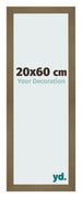 Fotolijst 20x60cm Brons Decor MDF Bologna Voorzijde Maat | Yourdecoration.nl