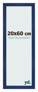 Fotolijst 20x60cm Donkerblauw Geveegd MDF Bologna Voorzijde Maat | Yourdecoration.nl