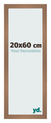 Fotolijst 20x60cm Koper Decor MDF Bologna Voorzijde Maat | Yourdecoration.nl