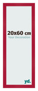 Fotolijst 20x60cm Rood MDF Bologna Voorzijde Maat | Yourdecoration.nl