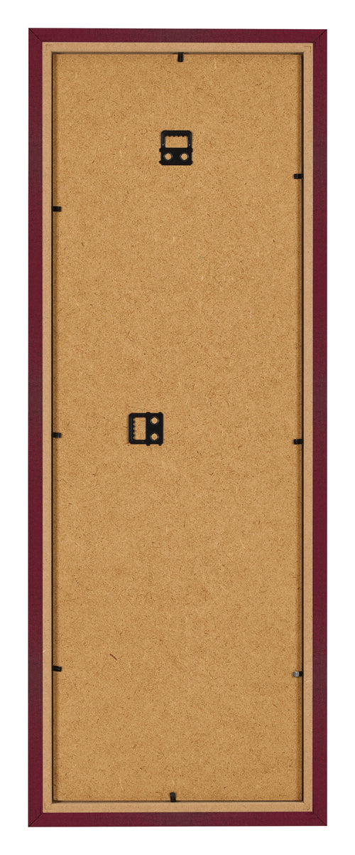 Fotolijst 20x60cm Wijnrood Geveegd MDF Bologna Achterzijde | Yourdecoration.nl