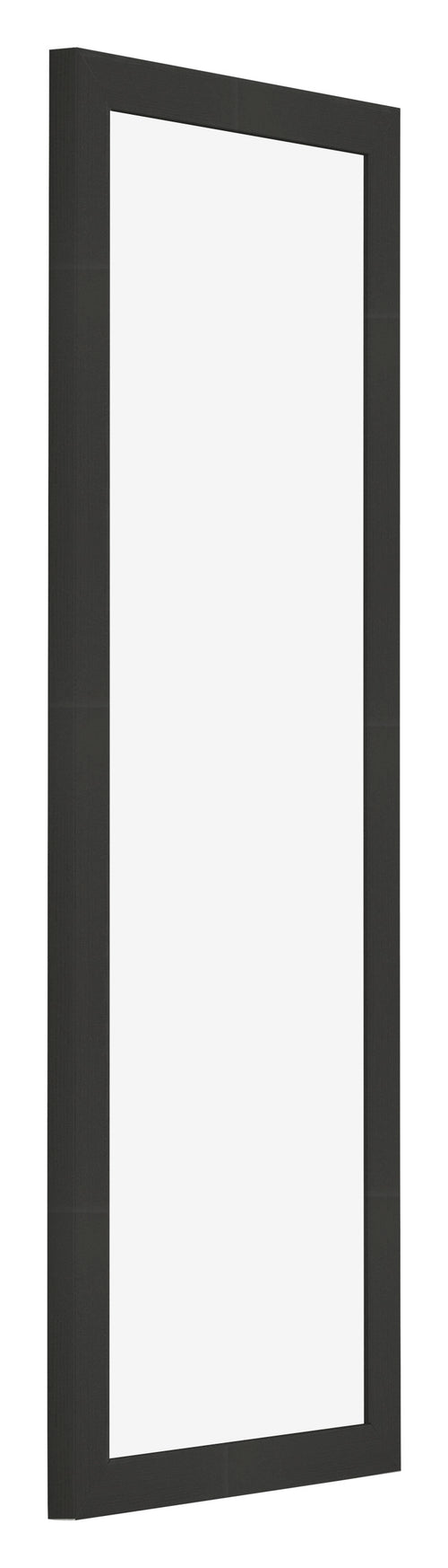 Fotolijst 20x60cm Zwart Houtnerf MDF Bologna Voorzijde Schuin | Yourdecoration.nl