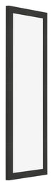 Fotolijst 20x60cm Zwart Houtnerf MDF Bologna Voorzijde Schuin | Yourdecoration.nl