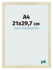 Fotolijst 21x29 7cm A4 Sonoma Eiken MDF Pisa Voorzijde Maat | Yourdecoration.nl