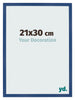 Fotolijst 21x30 cm Donkerblauw MDF Bologna Voorzijde Maat | Yourdecoration.nl