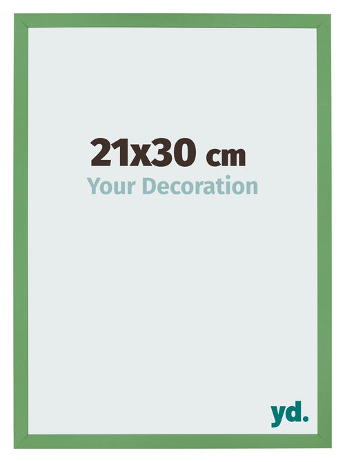 Fotolijst 21x30 cm Groen MDF Bologna Voorzijde Maat | Yourdecoration.nl