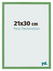 Fotolijst 21x30 cm Groen MDF Bologna Voorzijde Maat | Yourdecoration.nl