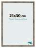 Fotolijst 21x30 cm Metaal Vintage MDF Bologna Voorzijde Maat | Yourdecoration.nl