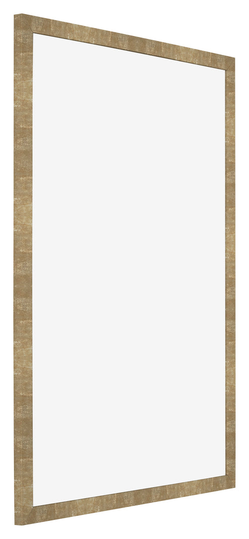 Fotolijst 21x30cm Goud Antiek MDF Bologna Voorzijde Schuin | Yourdecoration.nl