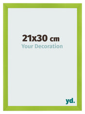 Fotolijst 21x30cm Groen MDF Pisa Voorzijde Maat | Yourdecoration.nl