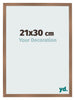 Fotolijst 21x30cm Koper Decor MDF Bologna Voorzijde Maat | Yourdecoration.nl