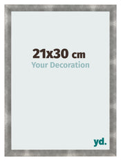 Fotolijst 21x30cm Metaal Vintage MDF Pisa Voorzijde Maat | Yourdecoration.nl