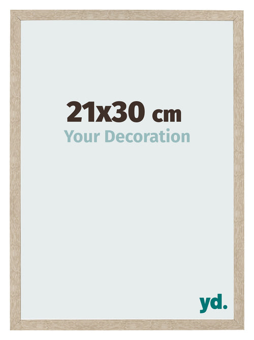 Fotolijst 21x30cm Sonoma Eiken MDF Bologna Voorzijde Maat | Yourdecoration.nl