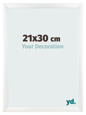 Fotolijst 21x30cm Wit Mat MDF Pisa Voorzijde Maat | Yourdecoration.nl
