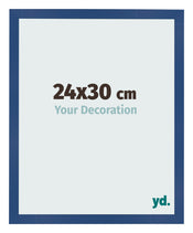Fotolijst 24x30 cm Donkerblauw MDF Bologna Voorzijde Maat | Yourdecoration.nl