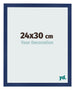 Fotolijst 24x30cm Donkerblauw Geveegd MDF Bologna Voorzijde Maat | Yourdecoration.nl