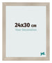 Fotolijst 24x30cm Eiken Licht MDF Pisa Voorzijde Maat | Yourdecoration.nl