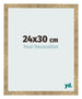Fotolijst 24x30cm Goud Antiek MDF Bologna Voorzijde Maat | Yourdecoration.nl