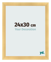 Fotolijst 24x30cm Goud Mat MDF Pisa Voorzijde Maat | Yourdecoration.nl