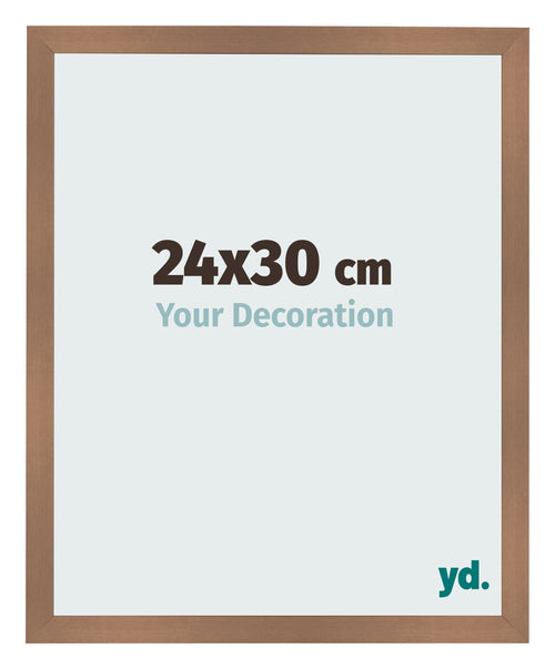 Fotolijst 24x30cm Koper Decor MDF Bologna Voorzijde Maat | Yourdecoration.nl