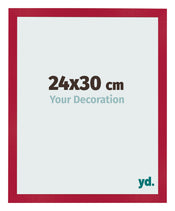 Fotolijst 24x30cm Rood MDF Bologna Voorzijde Maat | Yourdecoration.nl