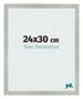Fotolijst 24x30cm Zilver Mat MDF Bologna Voorzijde Maat | Yourdecoration.nl