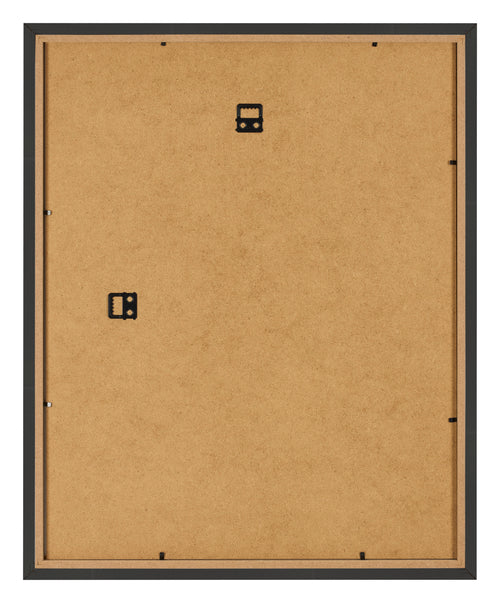 Fotolijst 24x30cm Zwart Houtnerf MDF Bologna Achterzijde | Yourdecoration.nl