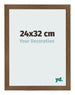 Fotolijst 24x32 cm Eiken Rustiek MDF Bologna Voorzijde Maat | Yourdecoration.nl