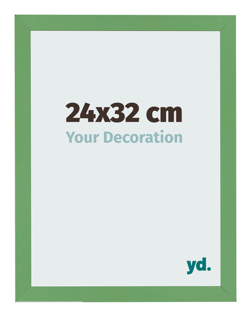 Fotolijst 24x32 cm Groen MDF Bologna Voorzijde Maat | Yourdecoration.nl