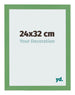 Fotolijst 24x32 cm Groen MDF Bologna Voorzijde Maat | Yourdecoration.nl