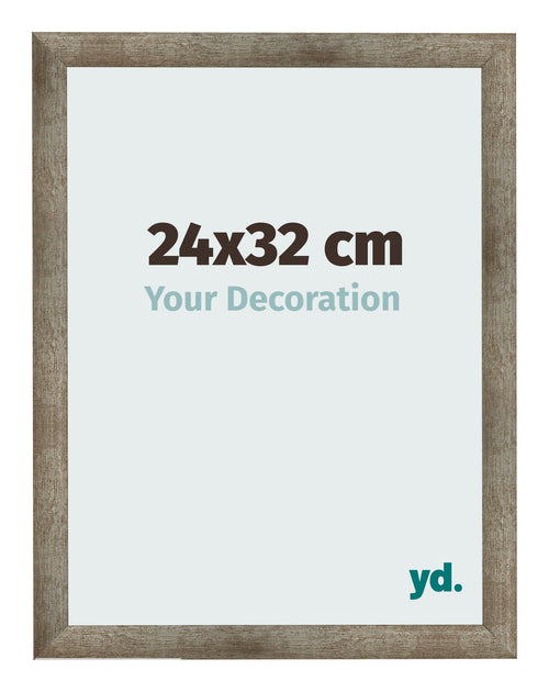 Fotolijst 24x32 cm Metaal Vintage MDF Bologna Voorzijde Maat | Yourdecoration.nl