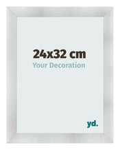 Fotolijst 24x32cm Aluminium Geborsteld MDF Pisa Voorzijde Maat | Yourdecoration.nl