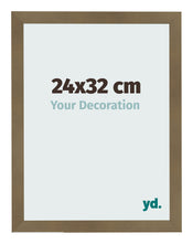Fotolijst 24x32cm Brons Decor MDF Bologna Voorzijde Maat | Yourdecoration.nl