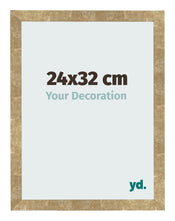 Fotolijst 24x32cm Goud Antiek MDF Bologna Voorzijde Maat | Yourdecoration.nl