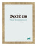 Fotolijst 24x32cm Goud Antiek MDF Bologna Voorzijde Maat | Yourdecoration.nl