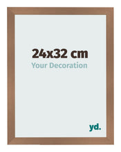 Fotolijst 24x32cm Koper Decor MDF Bologna Voorzijde Maat | Yourdecoration.nl